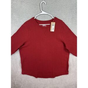 Eddie Bauer Shirt Womens 2XL Thermal Crewneck Long Sleeve Everyday Casual New